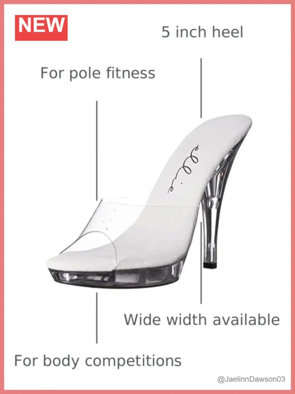 Clear Stiletto Heeled Sandals Slip On Slingback Rhinestone Peep Toe Dance